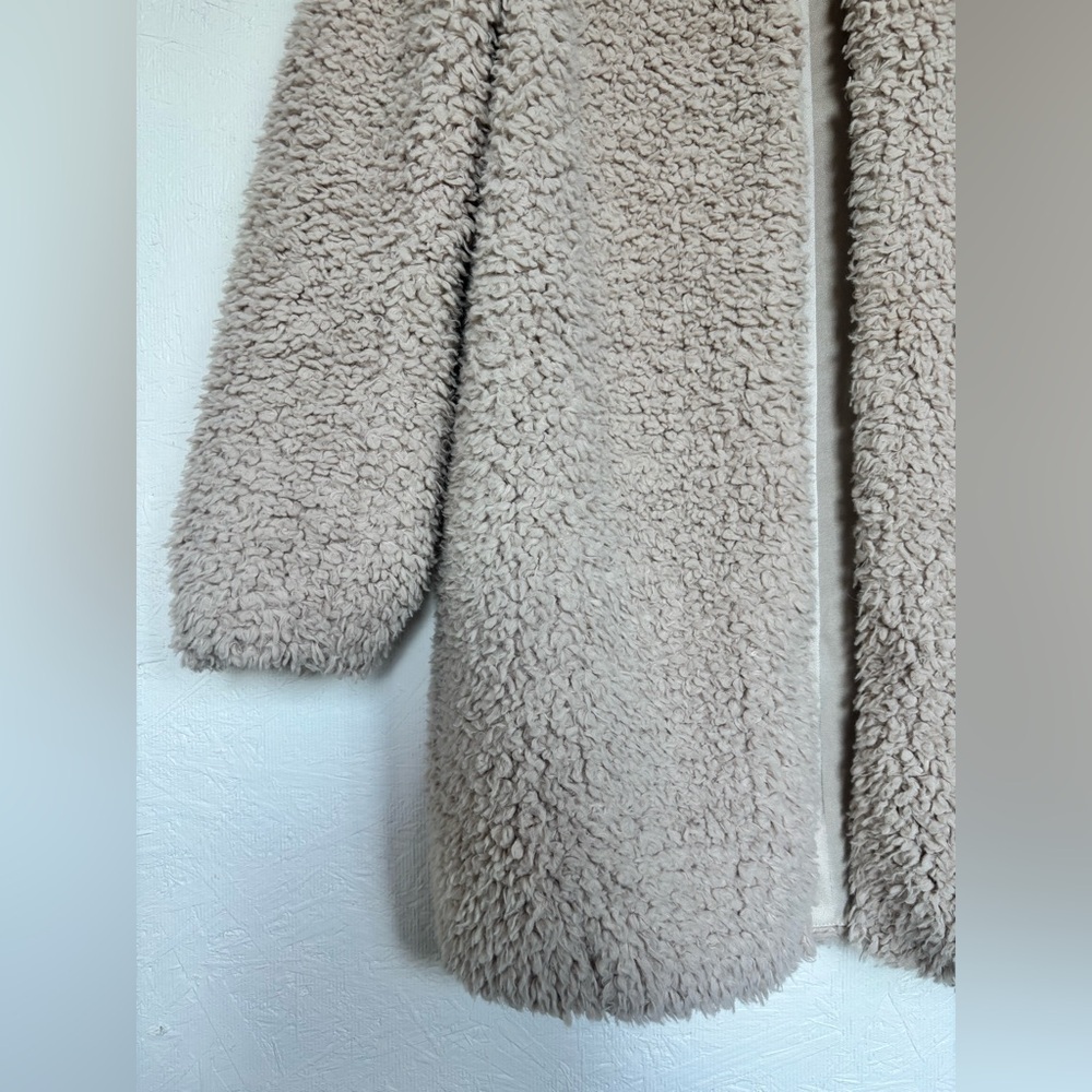 Wilfred Aritzia Cream Laboratoire Plush Teddy Sherpa Coat - Picture 7 of 14